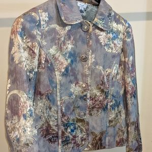 CHICO'S VINTAGE FLORAL JACKET